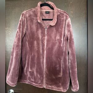 32 Degrees Women's Mauve Teddy Jacket
